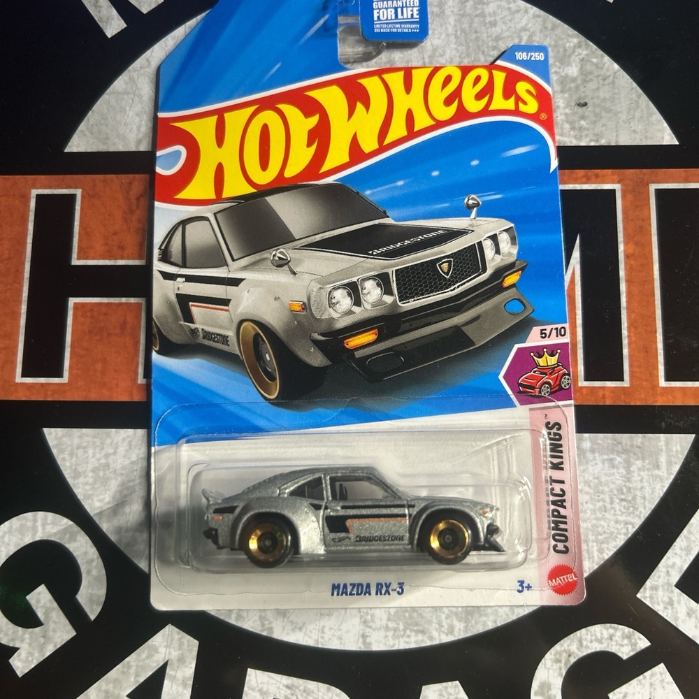 Hot Wheels Mazda RX-3 Die-Cast Car - Silver